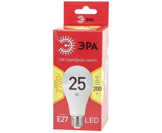 Лампа светодиодная Эра E27 25W 2700K LED A65-25W-827-E27 R Б0048009, изображение 2