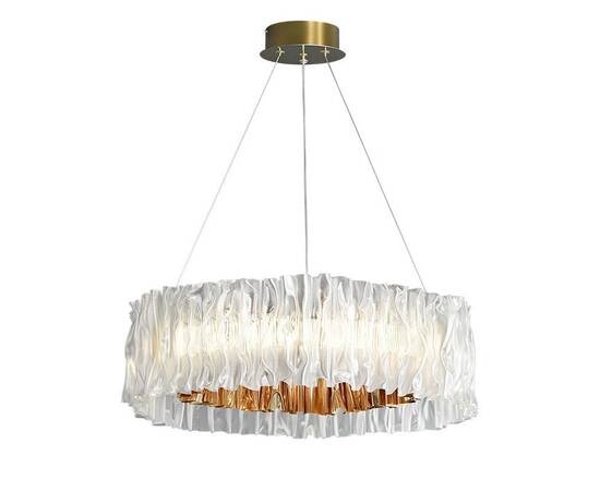 Подвесная люстра DeLight Collection Accordeon 10310P-780 white/gold