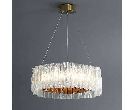 Подвесная люстра DeLight Collection Accordeon 10310P-780 white/gold, изображение 3