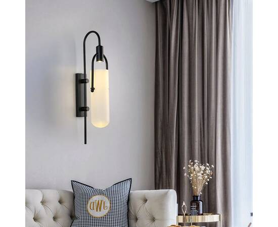 Бра DeLight Collection Arc Well B6066W/S black/white, изображение 3