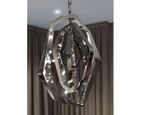 Подвесной светильник DeLight Collection Hardy P68020M-7 nickel, изображение 4