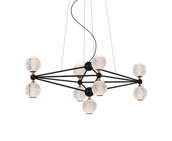 Подвесная люстра DeLight Collection Elliot Diamante MD20022005-9B black/chrome