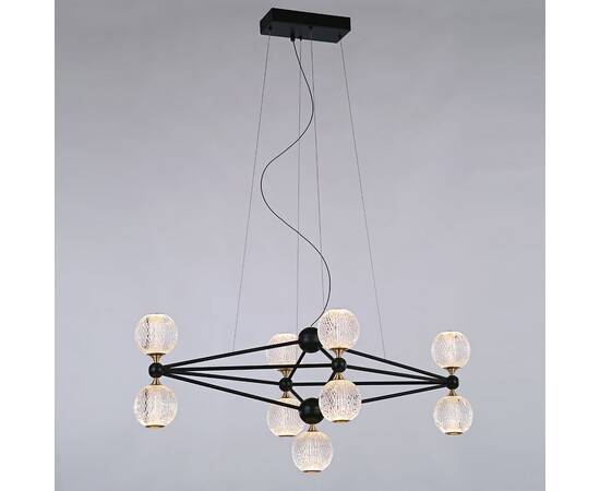 Подвесная люстра DeLight Collection Elliot Diamante MD20022005-9B black/chrome, изображение 3