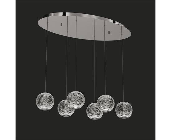 Подвесная люстра DeLight Collection Elliot Diamante MD20001012-6A chrome