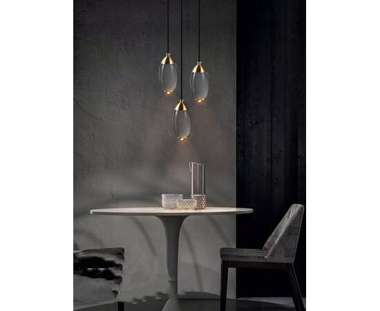 Подвесной светильник DeLight Collection Celestial MT8848-3H brass, изображение 2