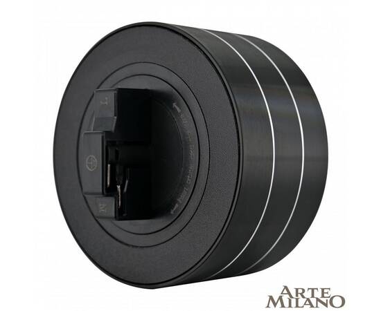 Трековая розетка Arte Milano Am-track-sockets 380011TS/ES Black, изображение 2