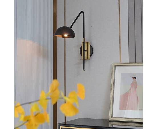 Бра DeLight Collection Wall lamp MT9049-1WB black/bronze, изображение 2