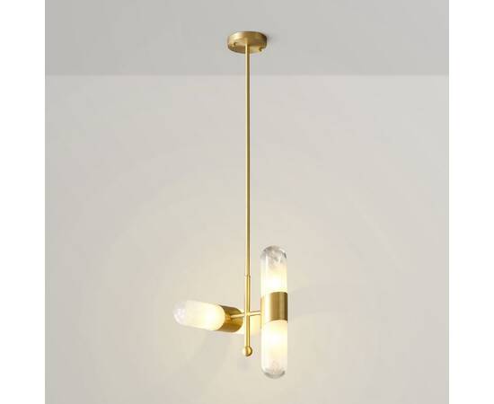 Подвесной светильник DeLight Collection Sorno MT9056-4H brass, изображение 3