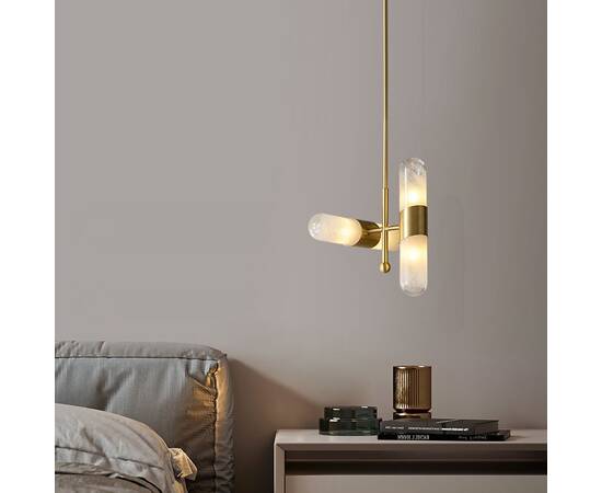 Подвесной светильник DeLight Collection Sorno MT9056-4H brass, изображение 6