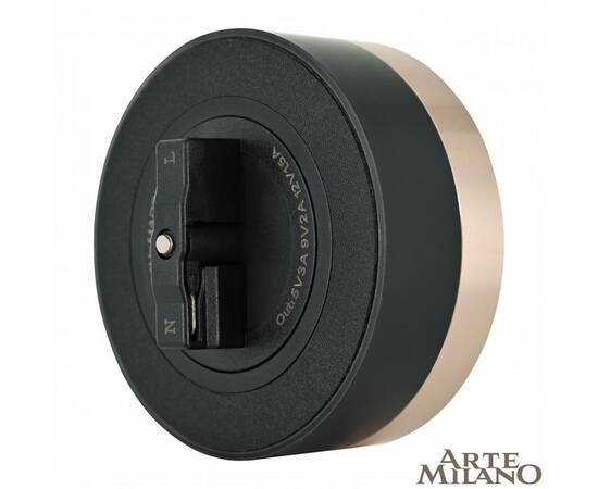 Трековая розетка Arte Milano Am-track-sockets 380066TS LED/USB-Type-C Gold, изображение 2