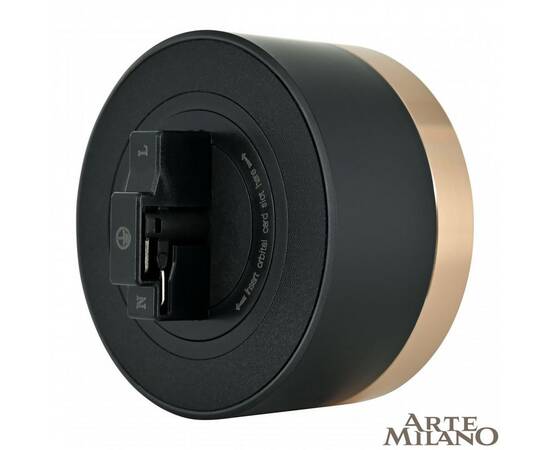 Трековая розетка Arte Milano Am-track-sockets 380066TS LED/ES Gold, изображение 2