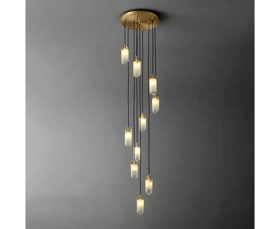 Каскадная люстра DeLight Collection Sorno MT9056-10H brass