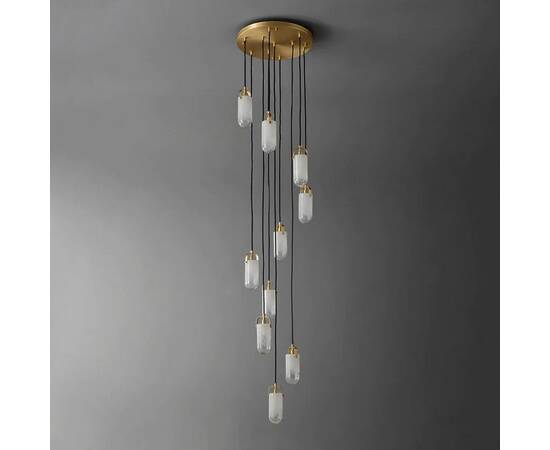 Каскадная люстра DeLight Collection Sorno MT9056-10H brass, изображение 2