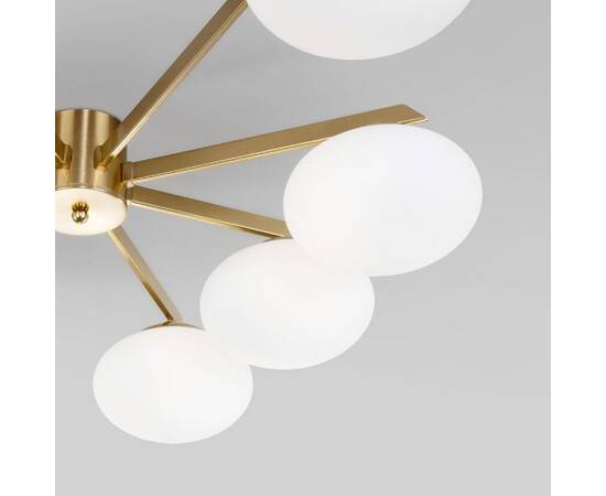 Потолочная люстра Eurosvet Opaline 70220/8 латунь Smart a065768, изображение 2
