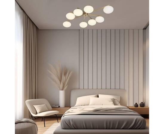 Потолочная люстра Eurosvet Opaline 70220/8 латунь Smart a065768, изображение 4