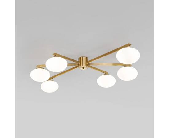 Потолочная люстра Eurosvet Opaline 70220/6 латунь Smart a065766