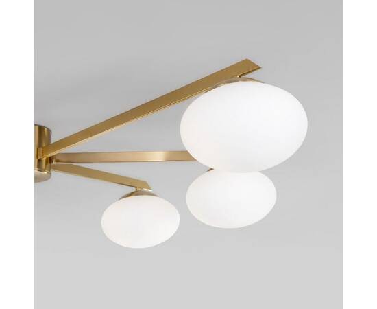 Потолочная люстра Eurosvet Opaline 70220/6 латунь Smart a065766, изображение 3