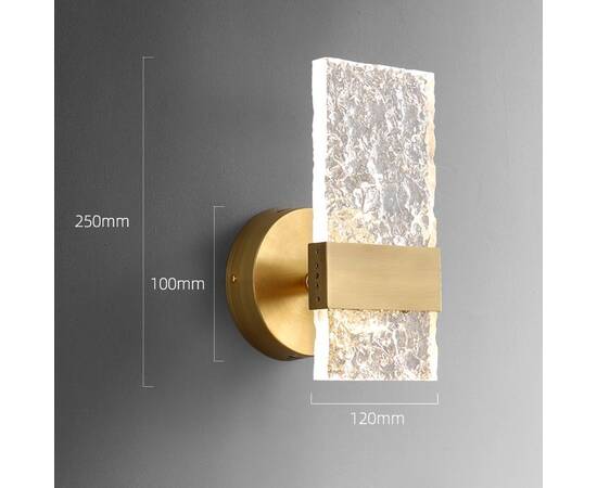 Бра DeLight Collection Wall lamp MT8981-1W brass, изображение 5