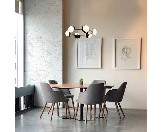 Подвесная люстра Eurosvet Moity 70150/6 черный/латунь Smart a064823, изображение 3