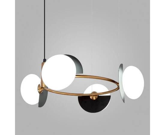 Подвесная люстра Eurosvet Moity 70150/4 черный/латунь Smart a064822, изображение 2