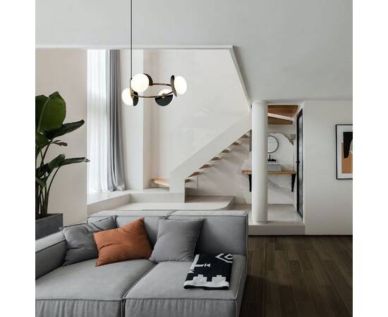 Подвесная люстра Eurosvet Moity 70150/4 черный/латунь Smart a064822, изображение 3