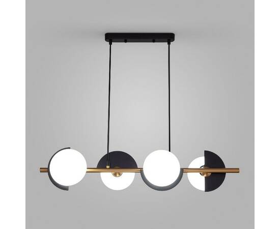 Подвесная люстра Eurosvet Moity 70149/4 черный/латунь Smart a064820