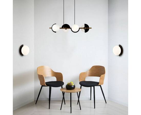 Подвесная люстра Eurosvet Moity 70149/4 черный/латунь Smart a064820, изображение 3