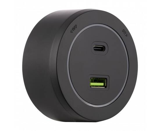 Трековая розетка Arte Milano Am-track-sockets-39 399731TS/USB-Type-C Black, изображение 3