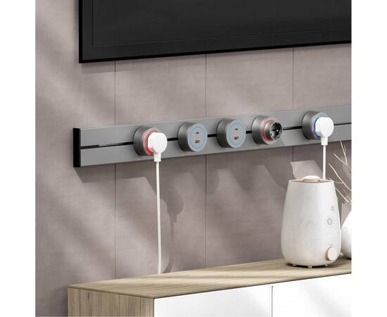 Трековая розетка Arte Milano Am-track-sockets-39 399731TS/USB-Type-C Grey, изображение 5