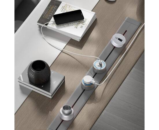 Трековая розетка Arte Milano Am-track-sockets-39 399731TS/USB-Type-C Grey, изображение 7