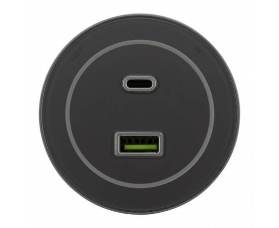 Трековая розетка Arte Milano Am-track-sockets-39 399732TS/USB-Type-C Silver, изображение 2