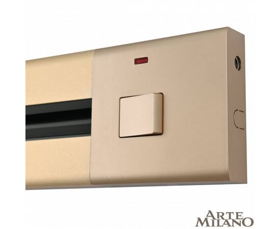 Накладной шинопровод с выключателем Arte Milano Am-track-sockets 385205TOB/50 Gold, изображение 2