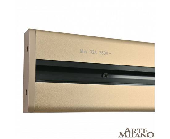 Накладной шинопровод с выключателем Arte Milano Am-track-sockets 385205TOB/50 Gold, изображение 3
