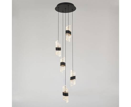 Каскадная люстра DeLight Collection MD23001022-5A matt black