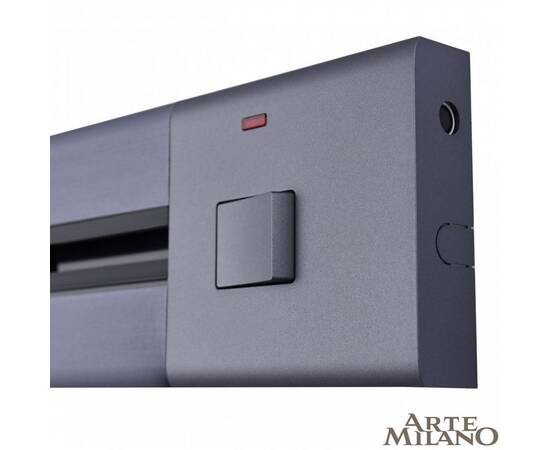 Накладной шинопровод с выключателем Arte Milano Am-track-sockets 385205TOB/50 Grey, изображение 3