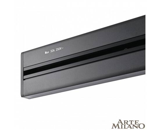 Накладной шинопровод с выключателем Arte Milano Am-track-sockets 385205TOB/50 Black, изображение 2