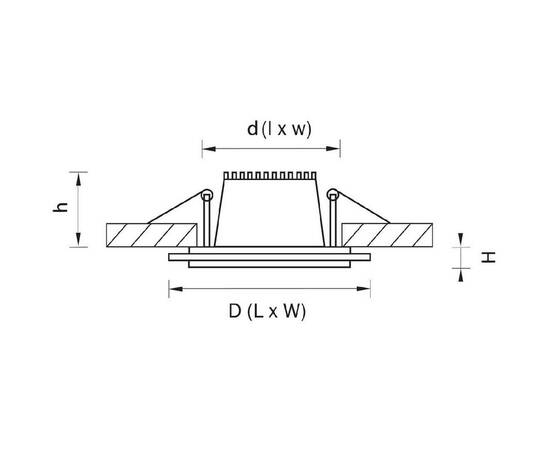 Встраиваемый светодиодный светильник Elvan VLS-705R-6W-NH-Wh, изображение 7