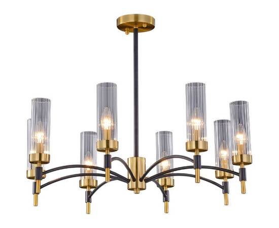 Люстра на штанге Illumico IL5177-8PLS-29 BRASS TUBO, изображение 2