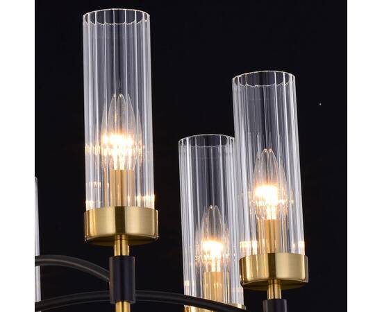 Люстра на штанге Illumico IL5177-8PLS-29 BRASS TUBO, изображение 3