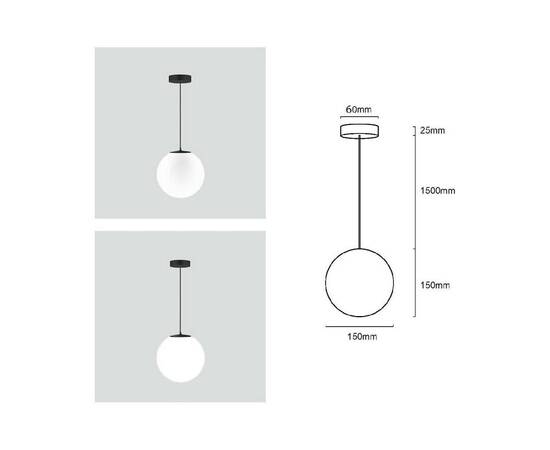 Подвесной светодиодный светильник Fiberli SharSan 12110501, изображение 9