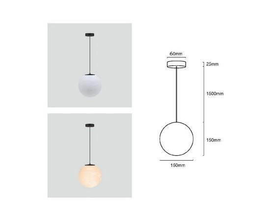 Подвесной светодиодный светильник Fiberli SharMoon 12110502, изображение 7