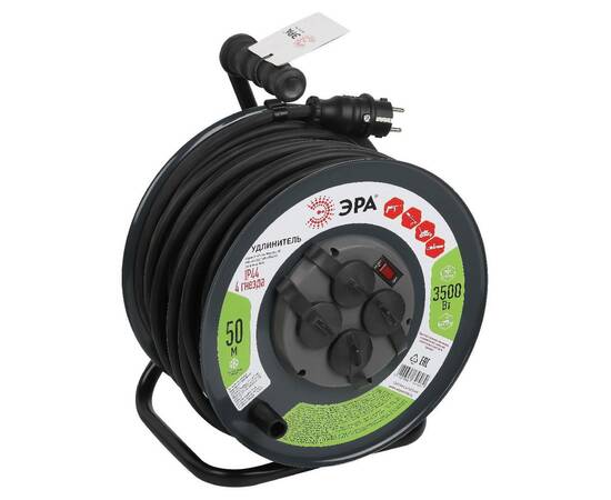 Удлинитель силовой Эра RMx-4es-3x2.5-50m-IP44(KG) Б0052919