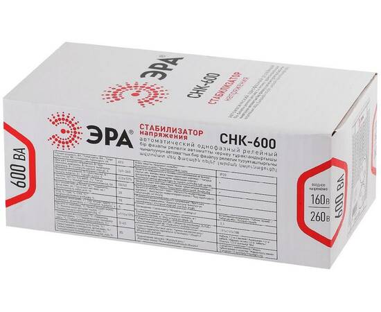 Стабилизатор Эра СНК-600 Б0032468, изображение 2