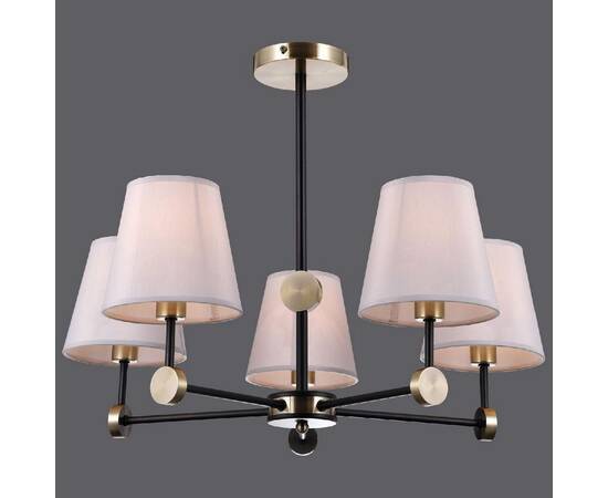 Люстра на штанге Illumico IL0394-5CSQ-24 BK AB CASTOR