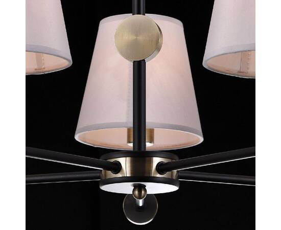 Люстра на штанге Illumico IL0394-5CSQ-24 BK AB CASTOR, изображение 4