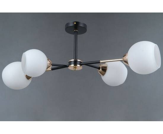 Люстра на штанге Illumico IL0715-4CSQ-24 BK GD LIBRA, изображение 2