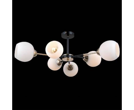 Люстра на штанге Illumico IL0715-6CSQ-24 BK GD LIBRA