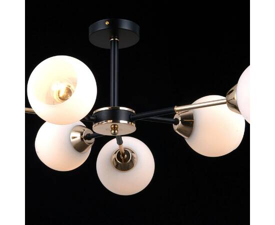 Люстра на штанге Illumico IL0715-6CSQ-24 BK GD LIBRA, изображение 3