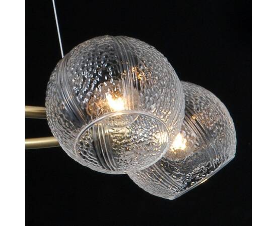 Подвесная люстра Illumico IL0728-5PSQ-24 AB ARIES, изображение 3