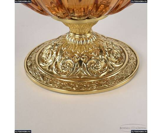 Настольная лампа Bohemia Ivele Crystal 5680L/17 G Amber/M-1H, изображение 3
